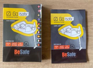 Silla cuco Besafe Isofix Izi Go Grupo 0 coche