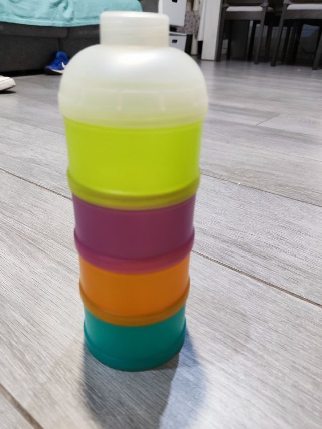 Dosificador de leche en polvo apilable