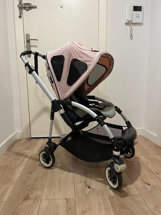 Bugaboo Bee 3 Silla de Paseo gris mélange y Rosa 
