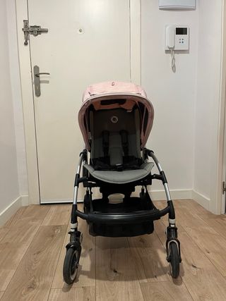 Bugaboo Bee 3 Silla de Paseo gris mélange y Rosa 