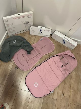 Bugaboo Bee 3 Silla de Paseo gris mélange y Rosa 