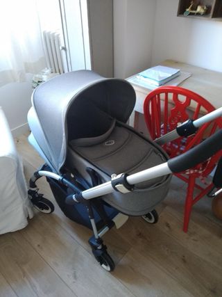 Bugaboo Bee 3 Silla de Paseo gris mélange y Rosa 