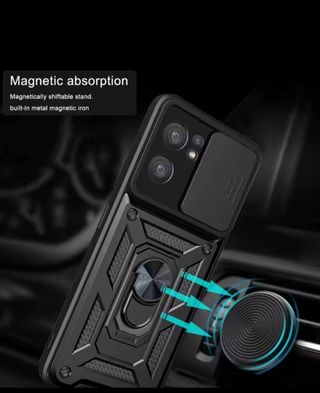 Custodia per cellulare OPPO con anello e cover per fotocamera