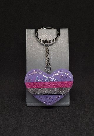 Portachiavi handmade in resina