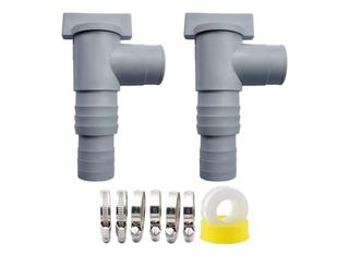 2 Válvulas de Cierre para Manguera con Abrazaderas
