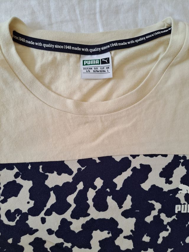 T-shirt Uomo Puma Beige/Multicolor