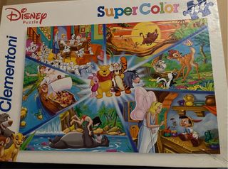 Puzzle Disney Clementoni SuperColor 104 piezas