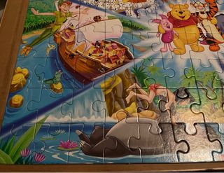 Puzzle Disney Clementoni SuperColor 104 piezas de segunda mano por