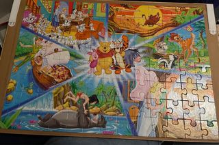 Puzzle Disney Clementoni SuperColor 104 piezas