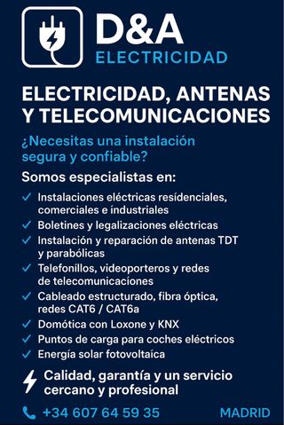 Electricista y teleco