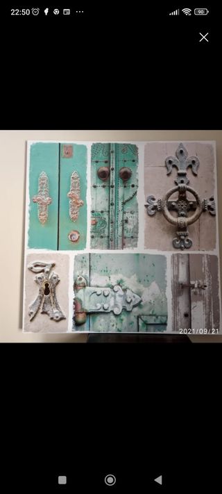 Lienzo Decorativo Puertas Antiguas