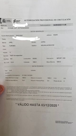 Opel Astra 2007