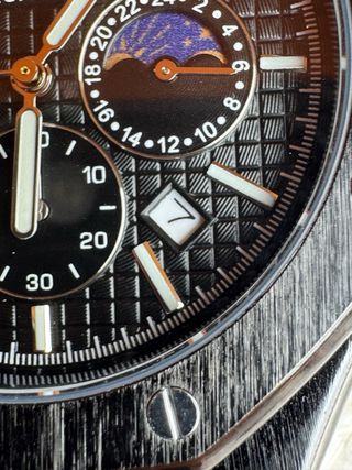 Reloj BinBond Hombre Negro y Plateado