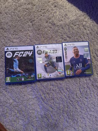 FIFA 22, FIFA 23 y FIFA 24 para PS5
SON PARA ps5