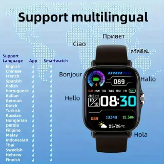 Smartwatch Multifunzione – Chiamate Wireless & Met