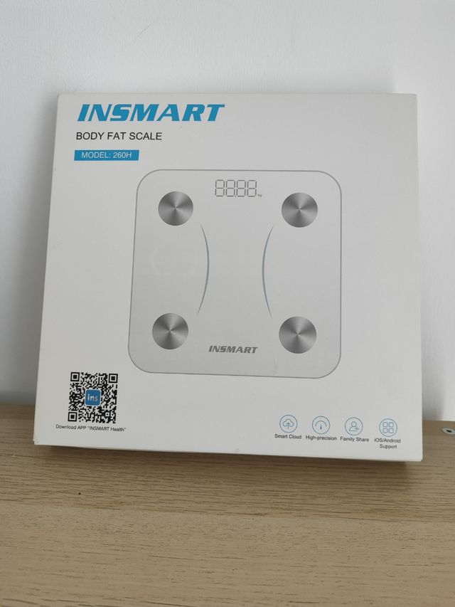 Báscula Grasa Corporal Bluetooth Insmart