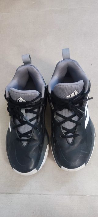 Zapatillas Adidas Baloncesto Unisex Negras Blancas