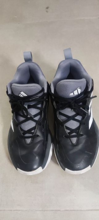 Zapatillas Adidas Baloncesto Unisex Negras Blancas