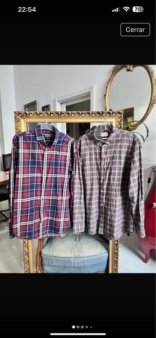 2 Camisas Hombre Tommy Hilfiger y Álvaro Moreno