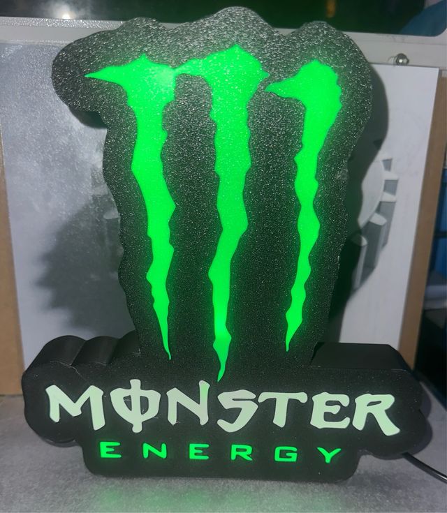 Lámpara LED Monster Energy