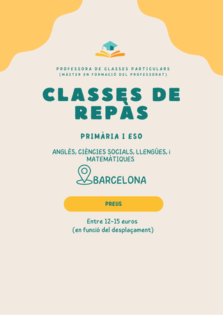 Repaso escolar (inglés, lenguas, matemáticas)