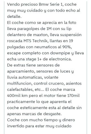BMW Serie 1 2010