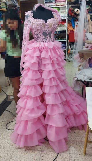 Bata de Novia Rosa
