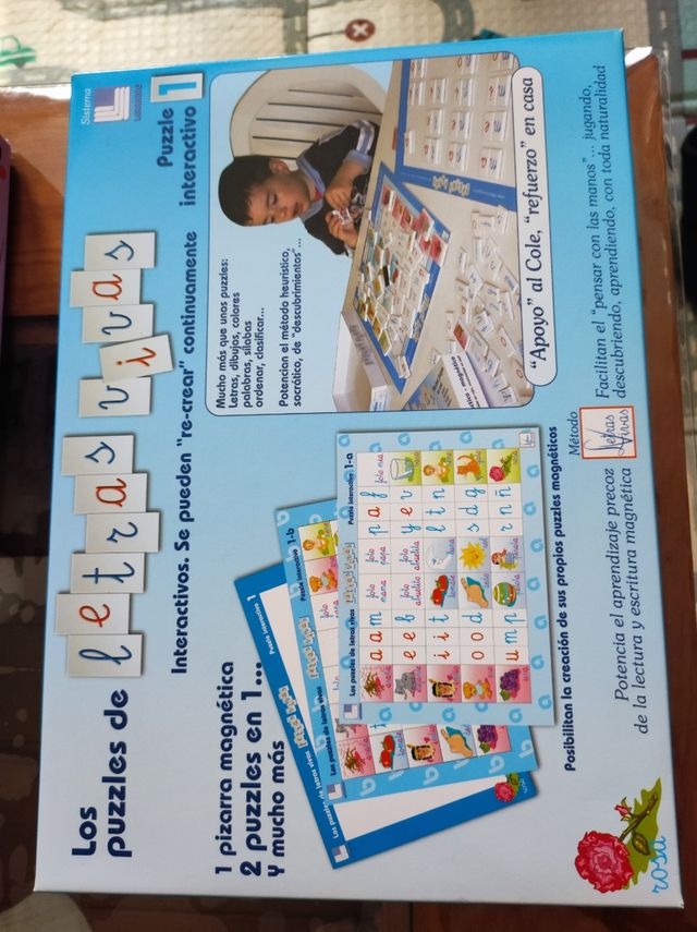 Juego educativo letras y números