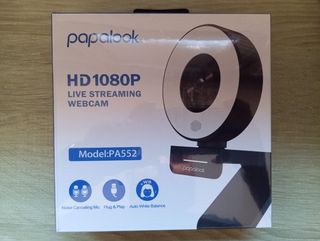 Webcam Papalook HD 1080P nera