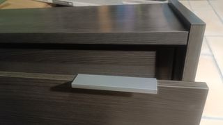 Muebles de salón y baldas de madera