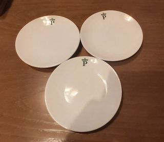 Platitos decorativos de porcelana