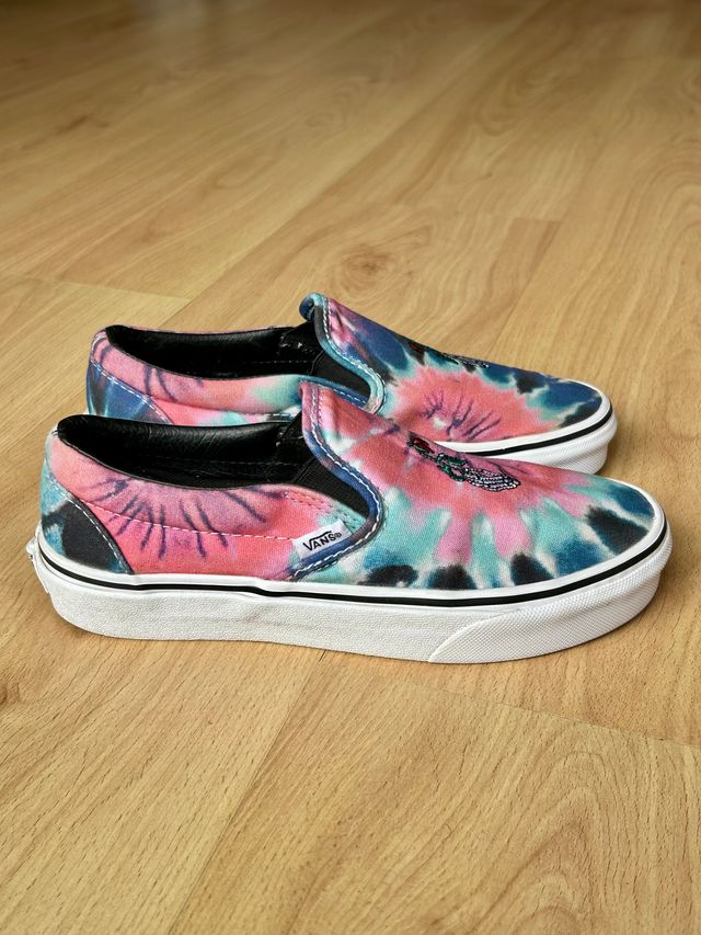 Zapatillas Vans 35, Slip-On Tie Dye Grateful Dead