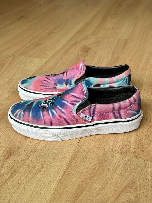 Zapatillas Vans 35, Slip-On Tie Dye Grateful Dead