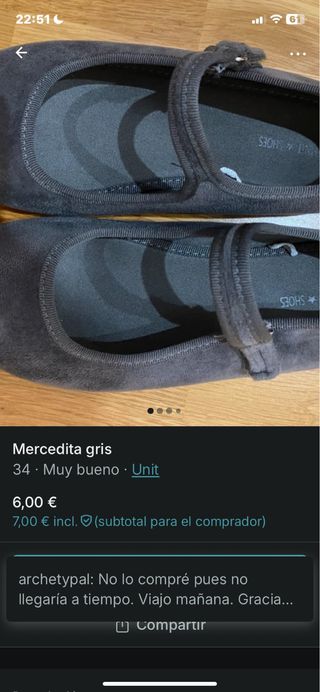 Merceditas niña grises talla 34