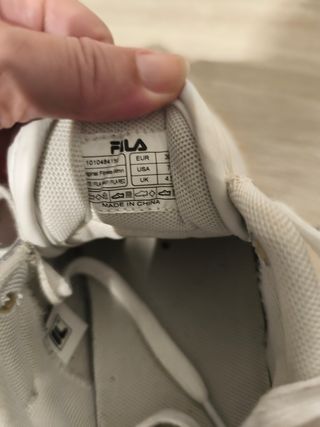 Zapatillas Fila Blancas