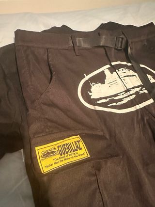 Pantalón Corteiz Negro Cargo