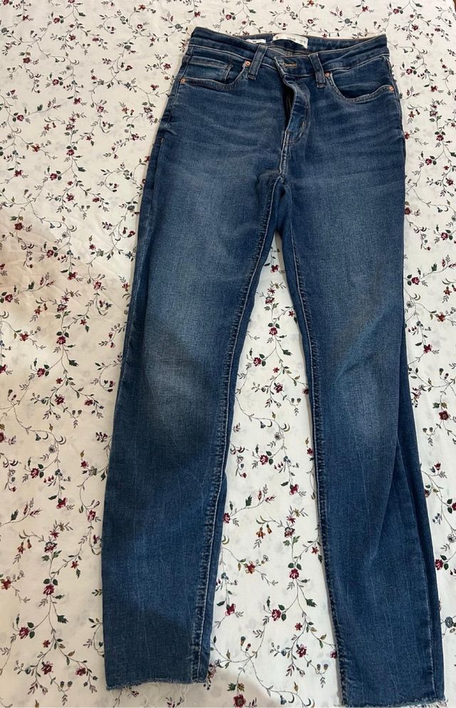 Jeans skinny Mango azules