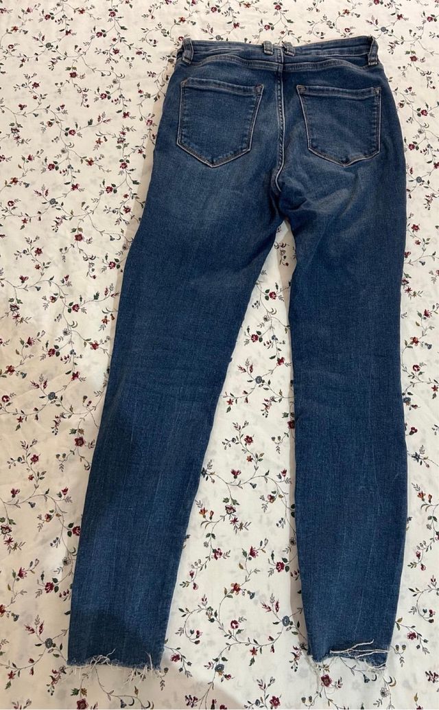 Jeans skinny Mango azules