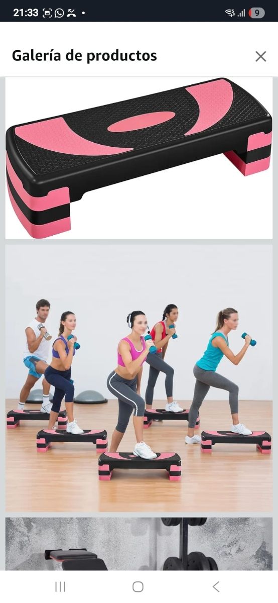 Stepper Aeróbico Ajustable