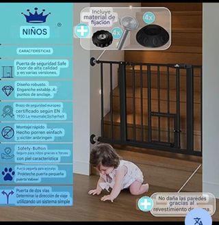 Barrera Seguridad Niños Ajustable