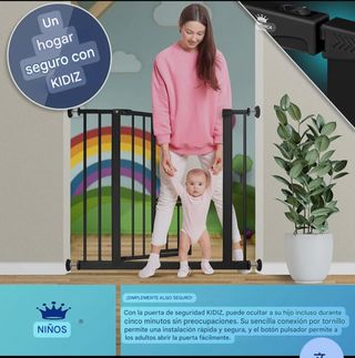 Barrera Seguridad Niños Ajustable
