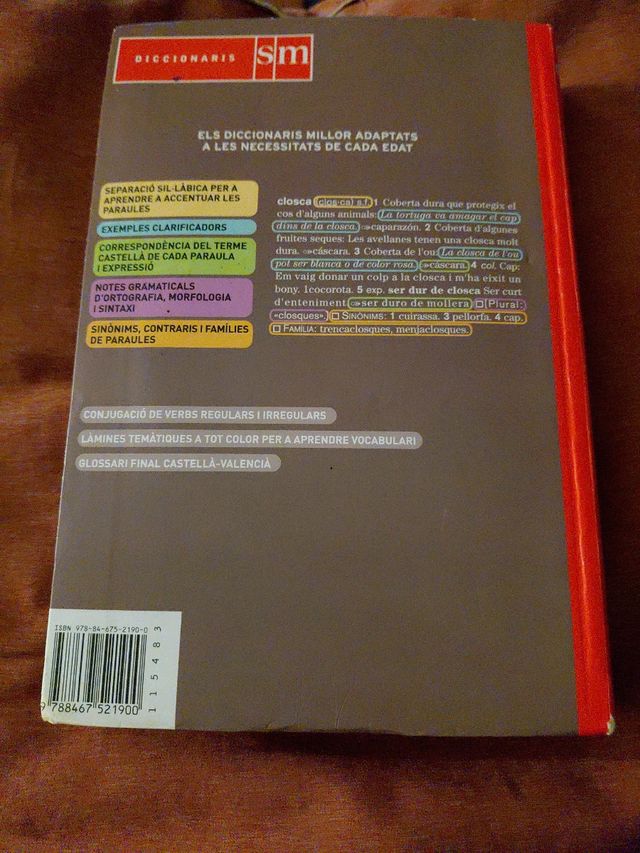 Diccionario Valenciano. Caramull inicial