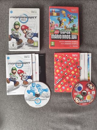 Pacchetto Mario Kart Wii e Super Mario Bros Wii