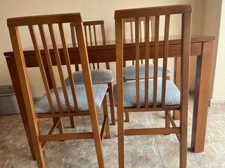 Mesa comedor extensible + 4 sillas