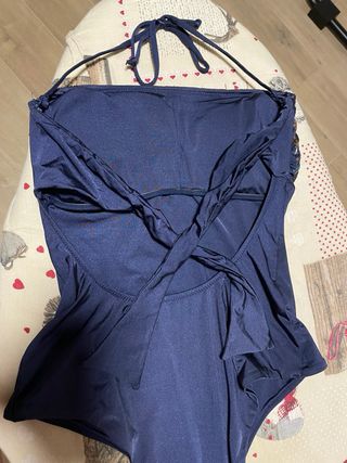 Costume intero con paillettes Tg 2