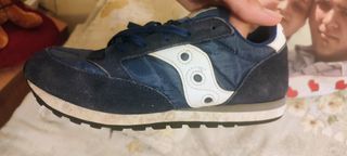 Sneakers blu bambino e bianco n 38