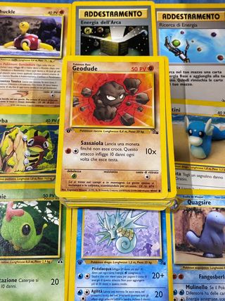 100 cartas pokémon ANTIGUAS italiano