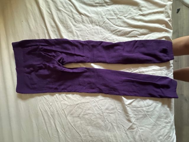 Leotardos Morados con Borreguito