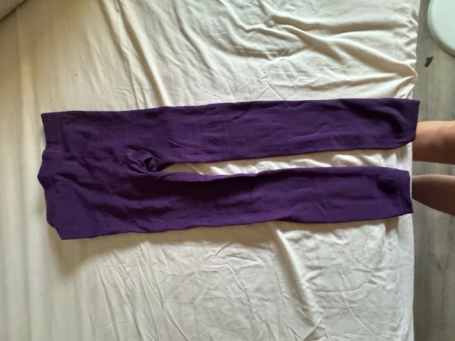 Leotardos Morados con Borreguito