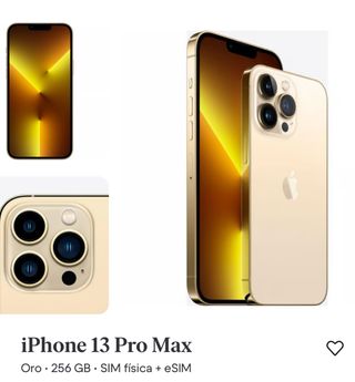 iPhone 13 Pro Max Oro 256GB